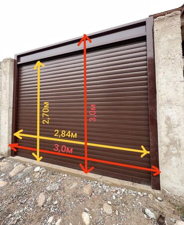 Рольставни ворота: ВОРОТА | ДАРБАЗА Все виды автоматических ворот! Секционные ворота — 9