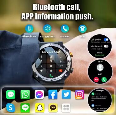 Ručni satovi: Smart watch, Muški — 27