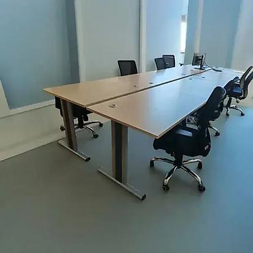 forma ideale komode fiokari: Sto jasen sa metalnim postoljem – 120x80 cm U ponudi su kvalitetni — 4