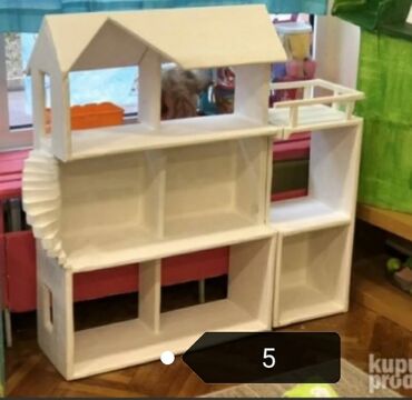 Kućice za lutke: Nova rucno napravljena kucica od cistog drveta. Bez igracaka — 10