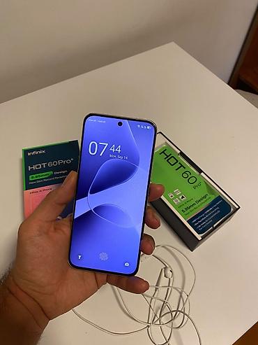 infinix hot 60i: Infinix Hot 60 Pro+, 256 GB, rəng - Gümüşü, Sensor — 3