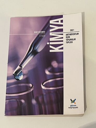 biologiya guvən test toplusu pdf 2024: Məhsul: “Kimya – Abituriyentlər üçün tapşırıqlar toplusu” Müəllif