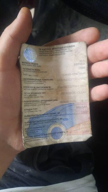 спрей скорая помощь: Kia Sephia: 1996 г., 1.5 л, Механика, Бензин, Седан