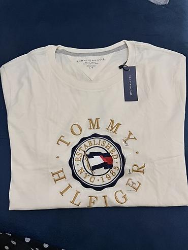 küpe: Futbolka, Tommy Hilfiger, L, rəng - Ağ — 2