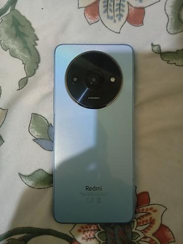 телефон редми 12: Redmi, Redmi A3, Б/у, 128 ГБ, цвет - Голубой, 2 SIM — 1
