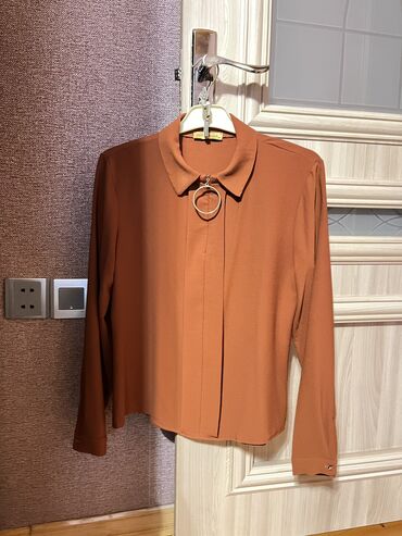 женские кофты с длинным рукавом: S (EU 36), цвет - Оранжевый