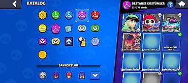 İT, kompüterlər, əlaqə: Brawl Stars oyunu üçün hesab - Kupa: 11,312 - Savaşçılar: 71/104 - — 47