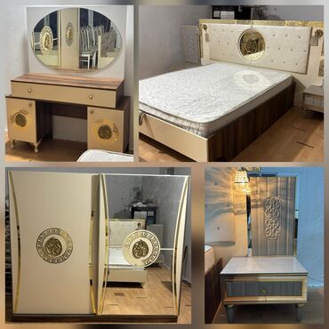 Masa və oturacaq dəstləri: Versace Yataq desti ideal veziyyetde tecili 880 azn satilir unvan