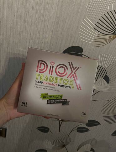 arıqlama çay: Orginal Diox Arıqlama Çayı 
1 aylıq paket 60 ədəd