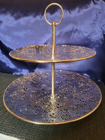 Ostalo posuđe: Nov metalni etazer za na sto iz sva nivoa. Metalni etazer na dva — 2