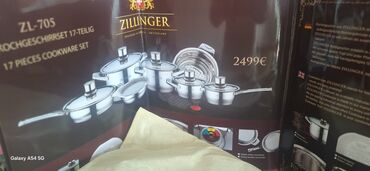 Tava-qazan dəstləri: Tava, Qazan, rəng - Gümüşü — 4