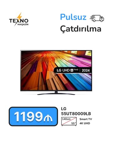 mini box smart tv: Televizor LG Led 55" UHD (3840x2160)