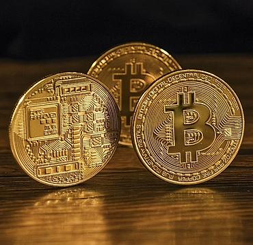 Монеты: Коллекционная сувенирная монета Bitcoin (BTC) - Дизайн: рельефный — 36