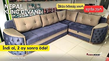 Divanlar: Künc divan, Yeni, Açılan, Bazalı, Parça, Ünvana pulsuz çatdırılma — 2
