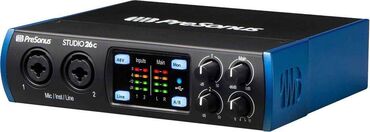 видео студия: Профессиональная Внешняя звуковая карта PreSonus STUDIO26C Usb-C Audio
