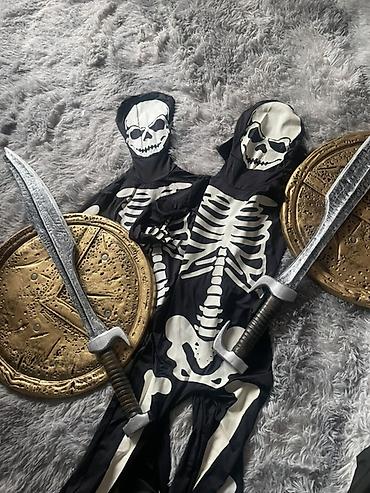 костюм крысы: Набор карнавальных костюмов «Скелеты» с аксессуарами. Состав: - 2 — 1