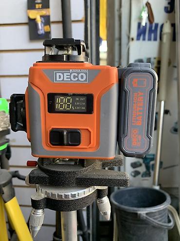 лазер деко: Лазерный уровень DECO с аккумулятором и штативом. Подходит для — 2