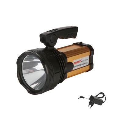 batareya dolduran: LED proyektor, akkumulyator, quraşdırılmış düşərgə lampası ilə suya