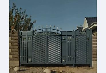 Распашные ворота: Кованые металлические ворота и калитки. - Материал: сталь, сварная — 8
