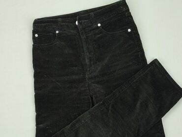 Trousers: Material trousers, H&M, S (EU 36), condition - Very good