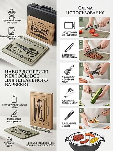 Заголовок Набор для гриля и барбекю NexTool в кейсе (кухонный
