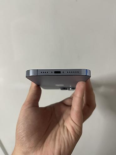 Уюлдук телефондор жана аксессуарлар: IPhone 13 Pro Max, Колдонулган, 128 ГБ, Көгүлтүр, Коргоочу айнек, Каптама, Куту, 100 % — 8