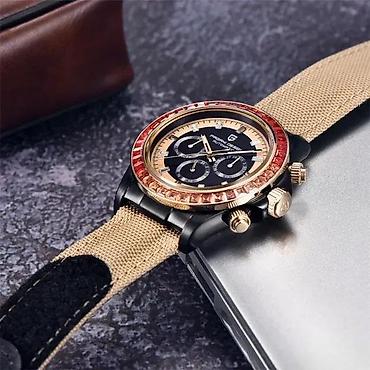 Ručni satovi: PAGANI DESIGN PD-1732 - 40mm - Braon - Rolex Daytona Homage Potpuno — 1