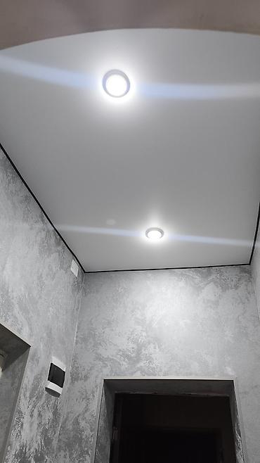 Натяжной потолок: Натяжные потолки с установкой освещения - Одноуровневые натяжные — 3