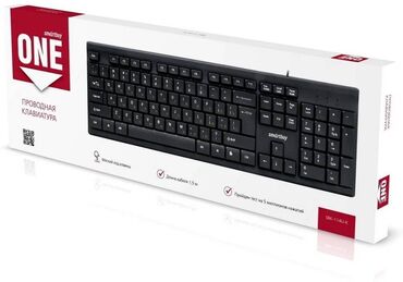 Другие аксессуары для компьютеров и ноутбуков: Клавиатура проводная Smartbuy ONE 114 подходит для домашнего