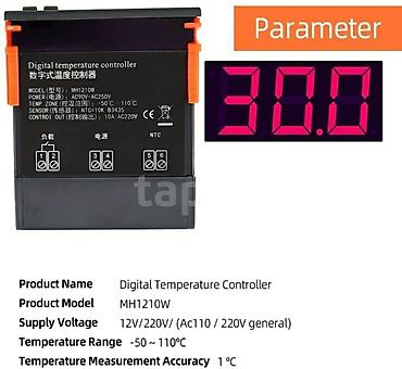 Kənd təssərüfatı avadanlığı: Termostat Model : MH1210W Istilik tenzimleyici 10A gücündedir Tam — 2