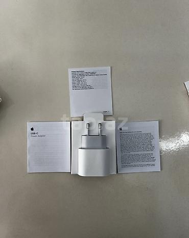 iphone 11 adapter original: Məhsul: Apple USB‑C 20W Power Adapter + USB‑C to Lightning Cable — 4