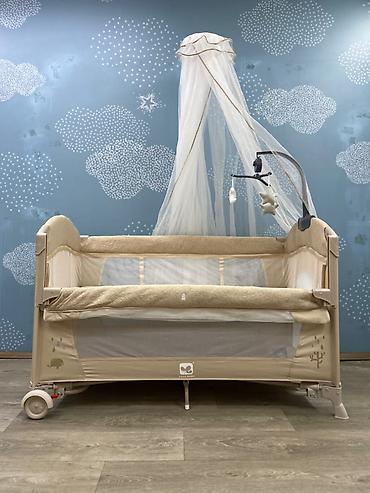 Manejlər: 👶 Cool Baby KDD101 Premium Oyun Parkı & Səyahət Yatağı Körpənizin — 4