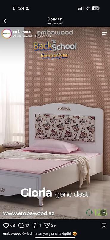 embawood unvanlar: Məhsul: Embawood “Gloria” çarpayı – “Gloria gənc dəsti”nin tərkib — 4