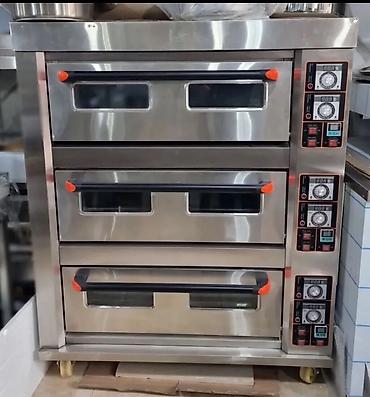 soba elektrik: Elektrik soba, Çörək, Şirniyyat üçün, Pizza, 3 mərtəbəli, Yeni — 2