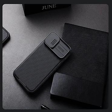 Maske i futrole za telefone: Futrola Nillkin Cam Shield Pro za Iphone 16 Plus (6.7) crna. Uz brzu — 14