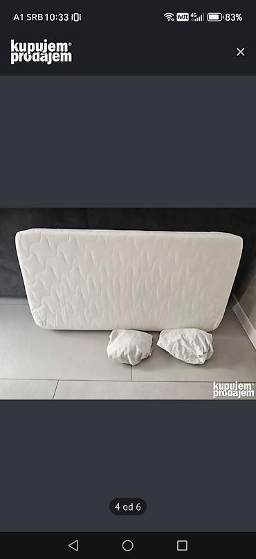 decije foteljice: Bambino krevetac Vendy – beli, sa fiokom - Materijal: drvo - Boja — 5
