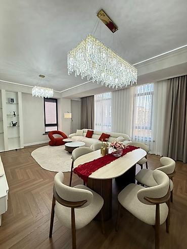 французская квартал: 3 комнаты, 104 м², Асанбай мкр Элитка, 9 этаж, Дизайнерский ремонт — 3