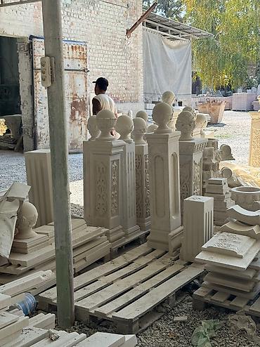 Фасадные плиты Сары-Таш (Травертин): Сарыташ, Балясина, Тумба, Колона, Перила, Клинкер, Узоры. Ассаламу at lalafo.kg — 6 Фасадные плиты Сары-Таш (Травертин): Сарыташ, Балясина, Тумба, Колона, Перила, Клинкер, Узоры. Ассаламу — 6