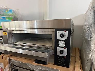 Elektrik sobalar: Pizza sobası Professioanal pizza peçi İçi daşlı model Termostat 500 — 2