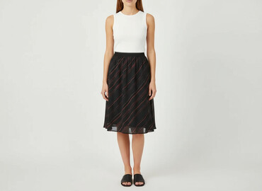 legginsy prążkowane krótkie: Dressbarn, Spódnica damska, rozmiar XS