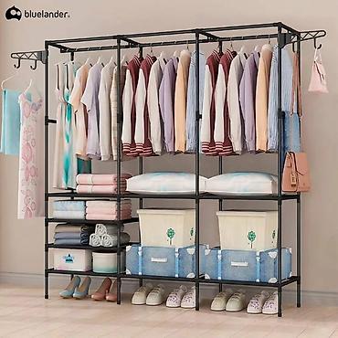 Ostali nameštaj: Stalak, polica za odecuni obucu Sa dva dela: 3200 din Sa tri dela — 2