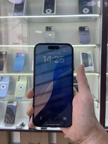 Apple iPhone: IPhone 15, 128 GB, Qara, Zəmanət, Simsiz şarj, Face ID