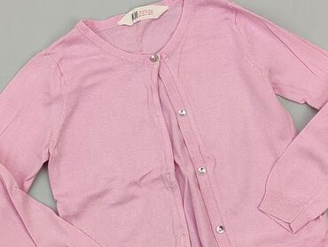 sweterek rozpinany hm: Sweater, H&M, 5-6 years, 110-116 cm, condition - Good