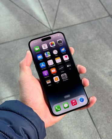 айфон 16pro: IPhone 14 Pro Max, Б/у, 256 ГБ, Черный, Защитное стекло, Чехол, 100 %