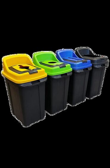 мусорная урна: Бак, Пластик, 70 л, Самовывоз, Платная доставка