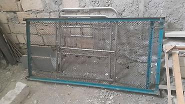 heyet qapıları: Metaldan hazırlanmış barmaqlıq-qapı paneli - Material: qalın divarlı — 1