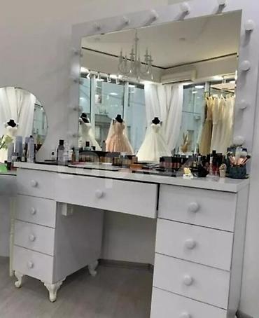 işıqlı güzgü: Müasir salon üçün peşəkar iş masaları və güzgü sistemləri - Makiyaj — 8