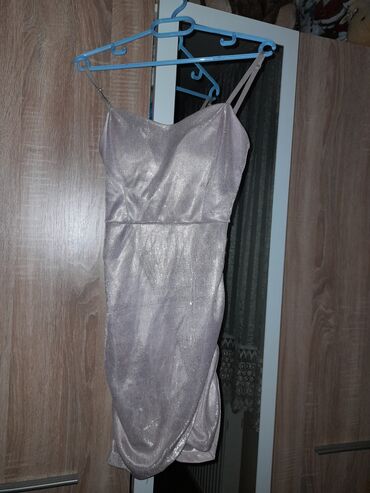 haljina na tufne: S (EU 36), color - Lilac, Evening, With the straps
