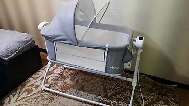кровать для малыша: Манеж Умная кроватка 2-в-1 для новорождённых Coolbaby, двух уровневая — 4