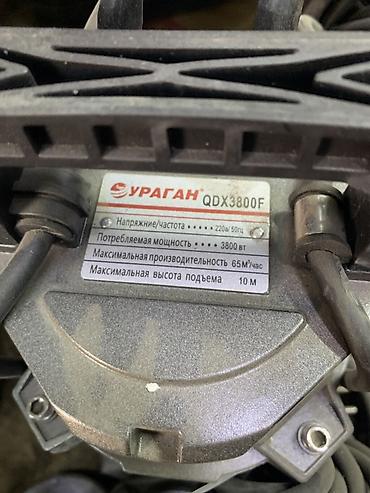 Погружной насос Ураган QDX3800F Назначение: - Перекачка чистой и